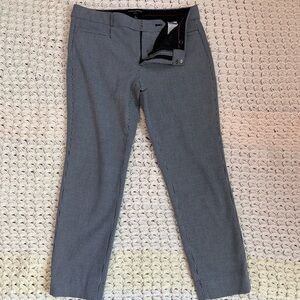 Banana Republic Gray Patterned Dress Pants Sloan Fit Size 6